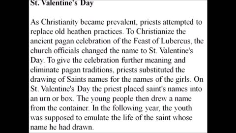 Where did Valentines Day come from? 2023