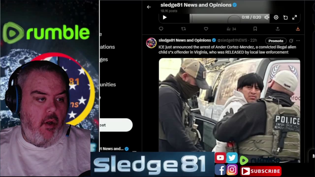 Ice arrest pedophile Ander Cortez Mendez who was released by local law enforcement