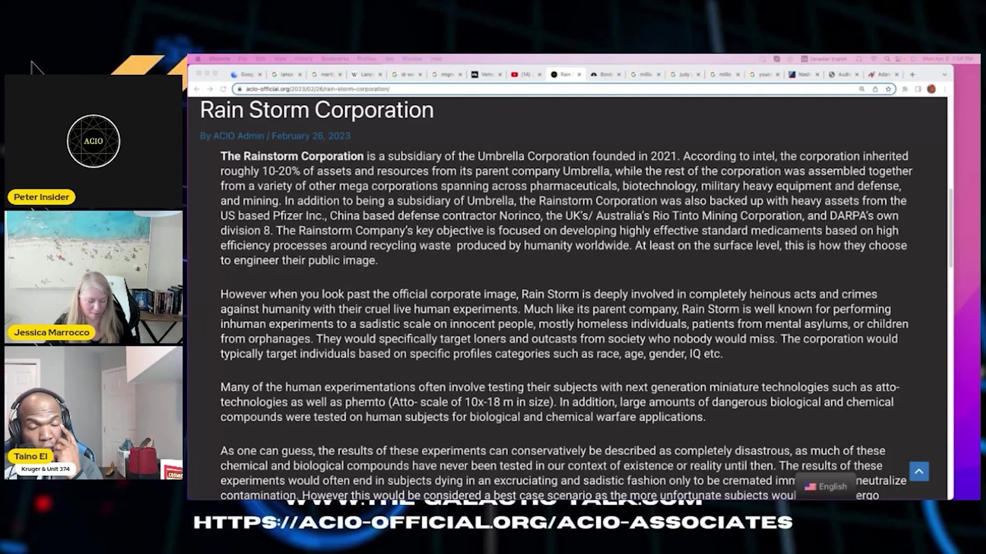 Umbrella Corporation UNVEILED-Elite Soldier Breaks Silence!