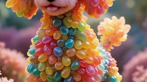 Fantasy Candy Dogs in 4K 🍭✨ | AI Art for Dog Lovers & Dreamers
