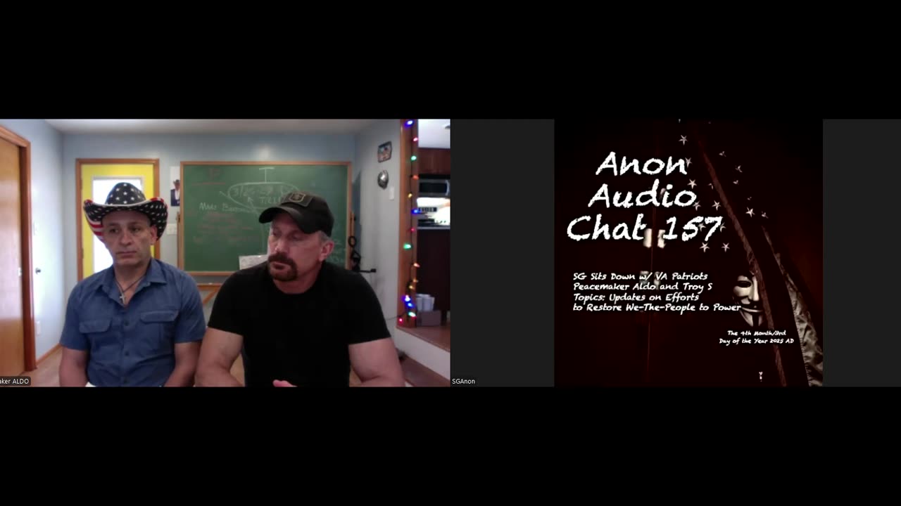 (4/3/2025) | AUDIO CHAT 157 | SG Sits Down w/ Peacemaker Aldo & Prior US Navy SEAL Troy Scoggin: Ongoing Efforts to Restore Grand Jury Rights