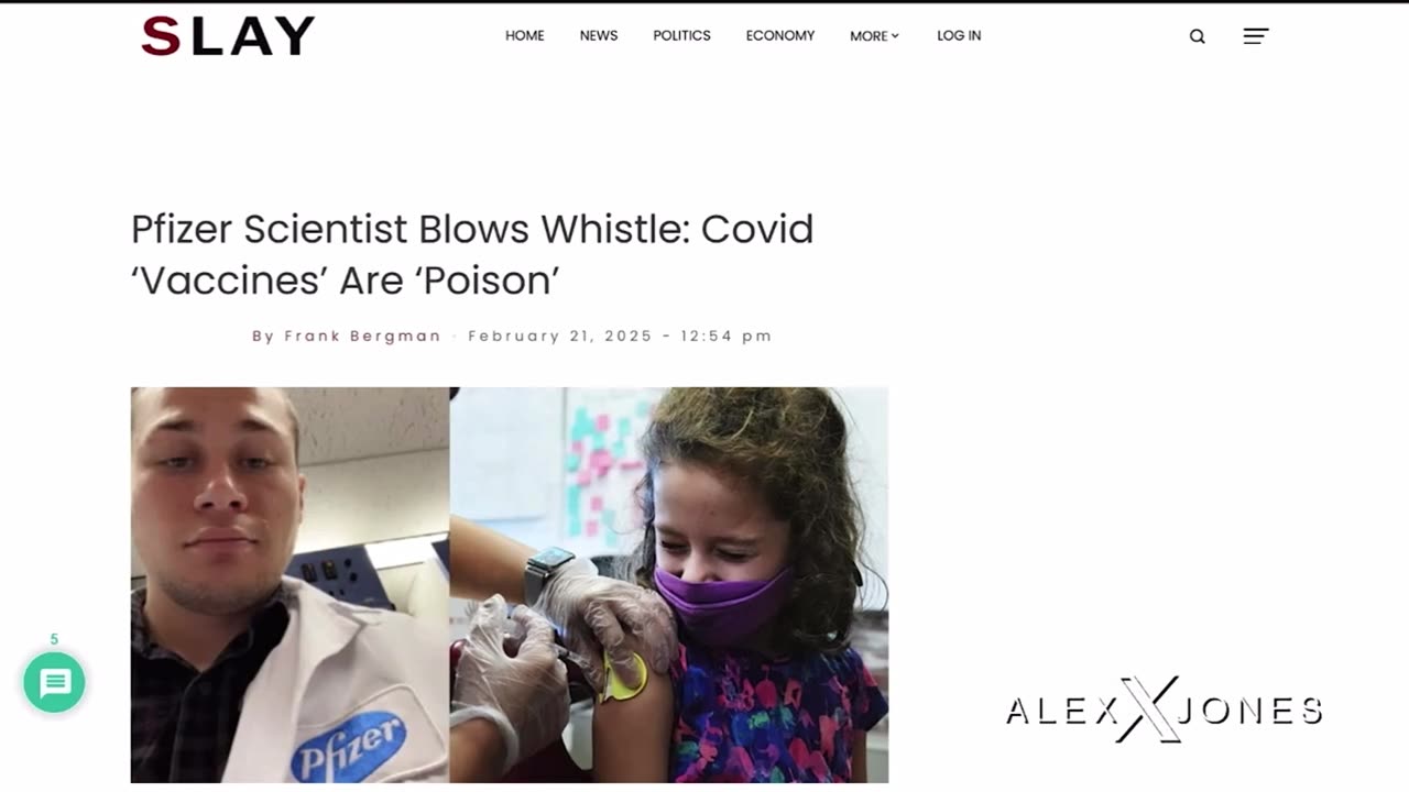 Pfizer whistleblower on Alex Jones