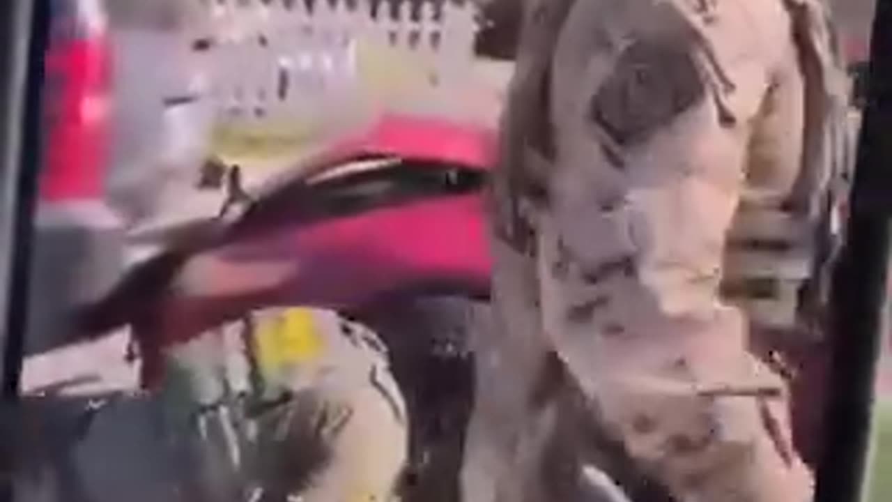 Breaking—here’s a video someone sent me of ICE arresting three people