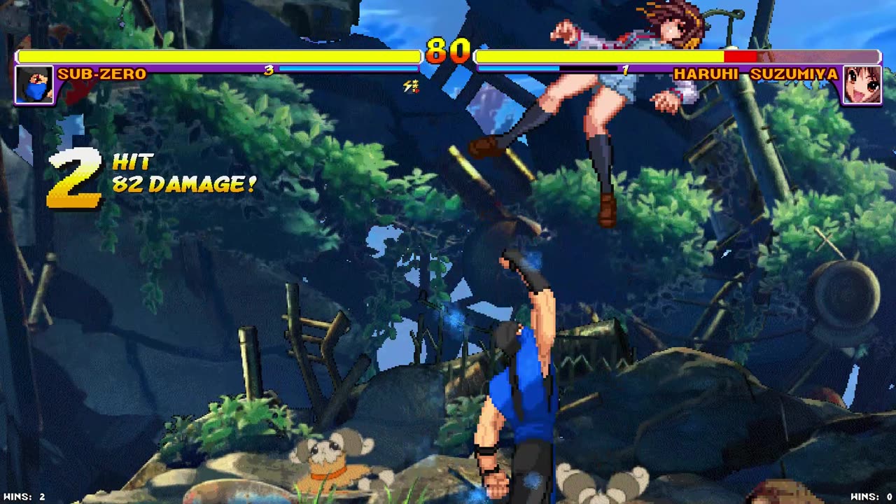 Sub zero (Me) vs Haruhi Match #4