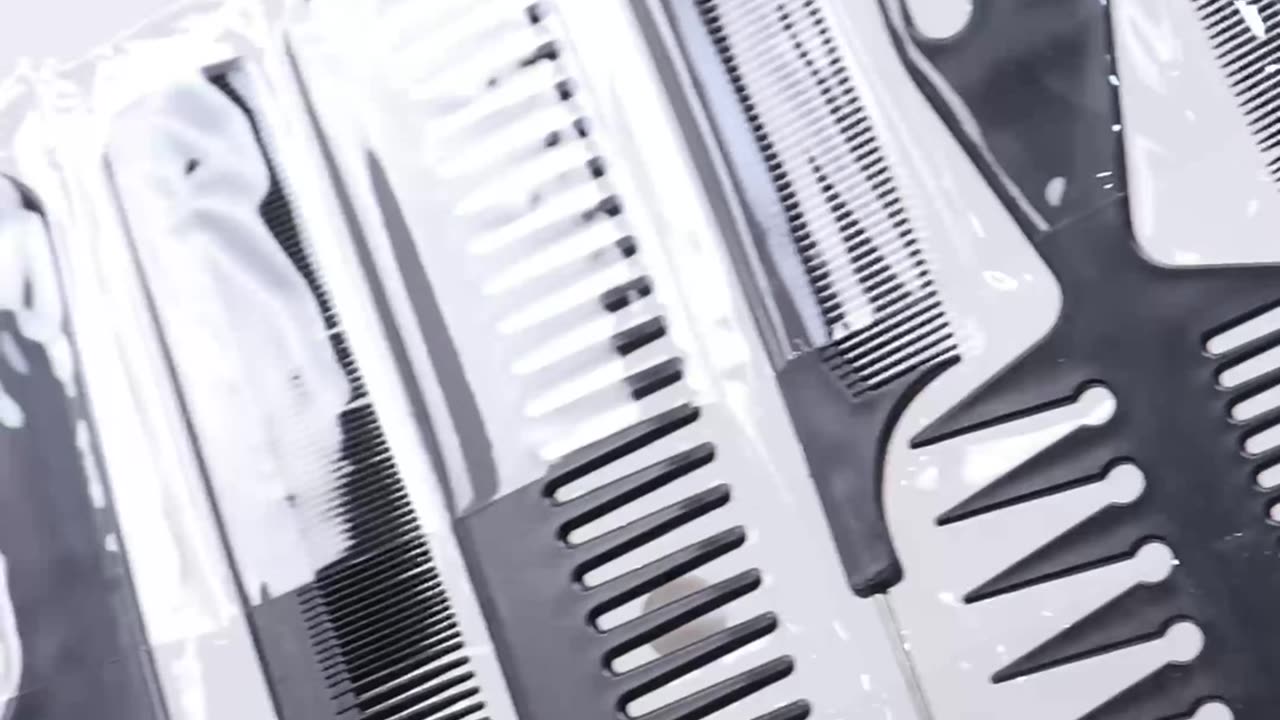 10 Pcs professional comb set just in 200 #haircomb #combset