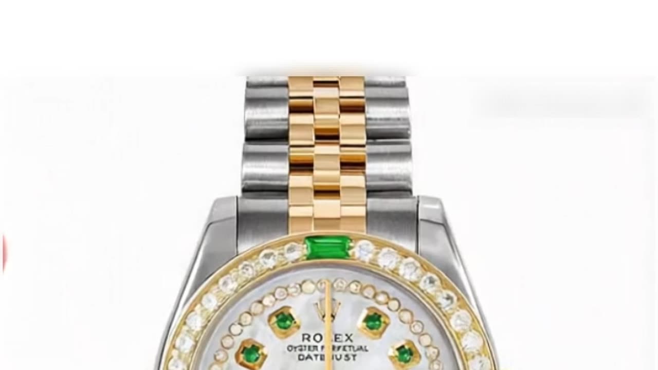 Rolex Datejust 31mm – Custom Mother of Pearl Emerald with String Diamond Jubilee | Short Video
