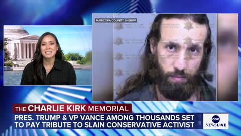 Thousands set to pay tribute at Charlie Kirk memorial
