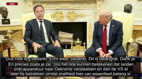 Interview Trump, NATO Rutte (Nederlands ondertiteld)