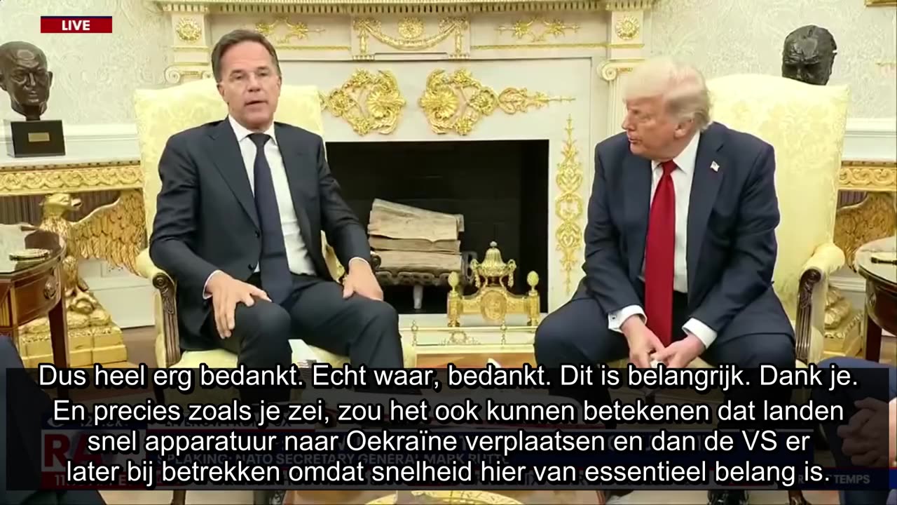 Interview Trump, NATO Rutte (Nederlands ondertiteld)