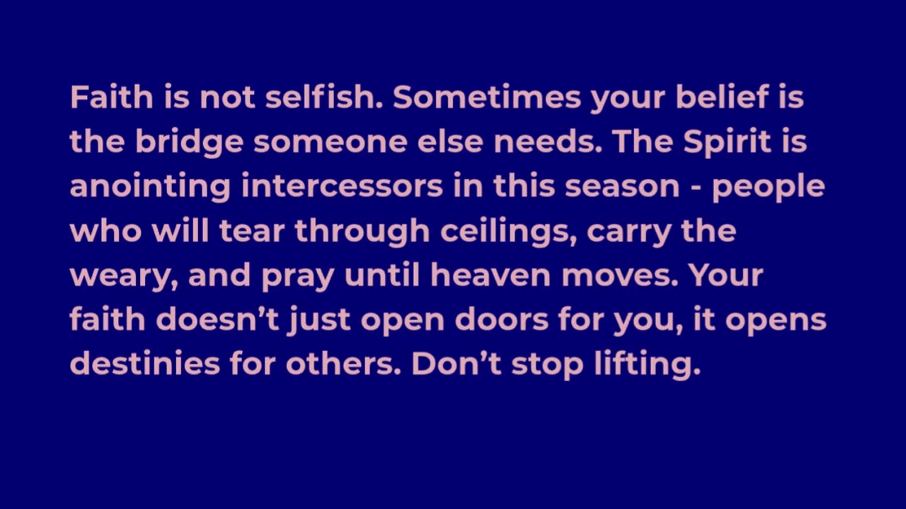 Faith That Lifts Others