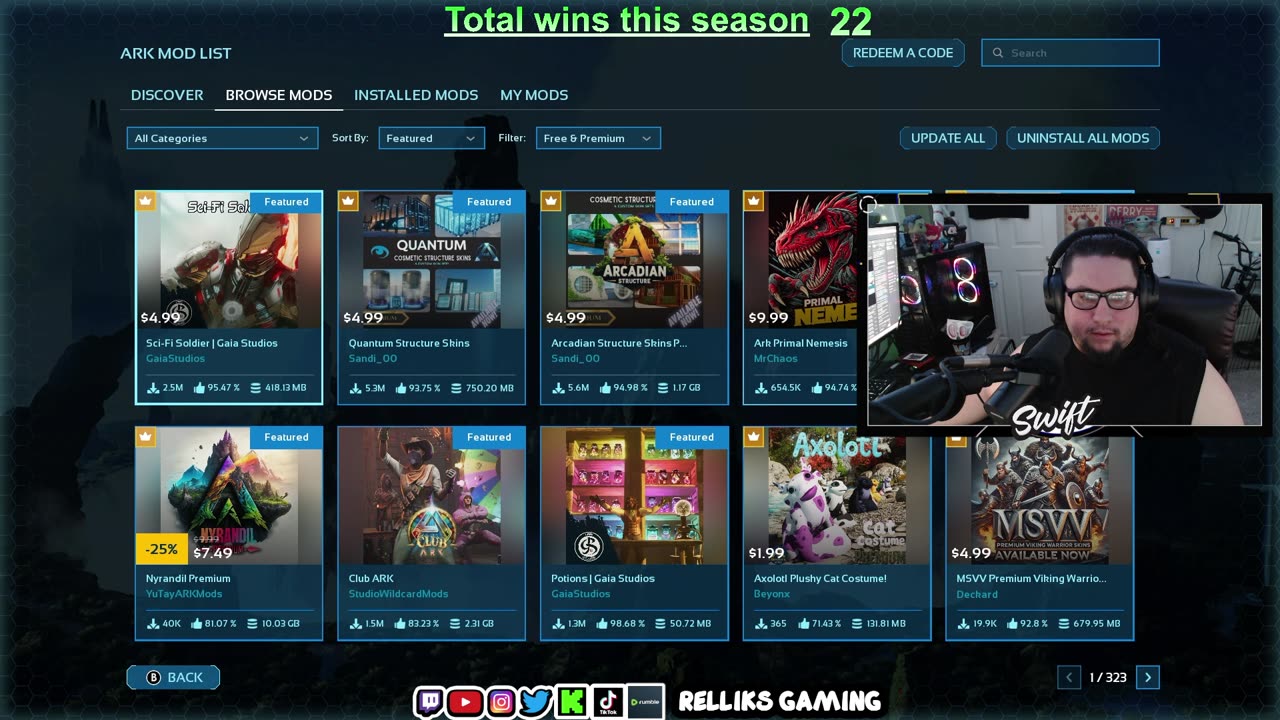 Warzone Wins/Ark Survival Ascended