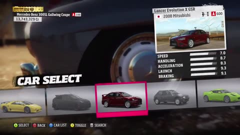 Forza Horizon, Career 281, Reservoir Drag, 147.941