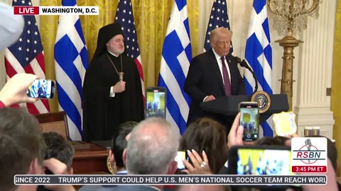 WATCH: President Trump Participates in a Greek Independence Day Celebration - 3/24/25