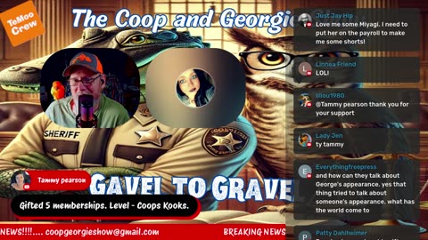 Tuesday Gavel To Gravel With MrCoop And Georgie @GeorgieslifeUnfiltered @veterannation1
