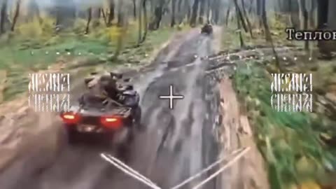 🎯🚁 Ukraine Russia War | Russian FPV Drone Targets ATV Riders in Forest | RCF