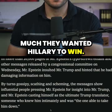 Epstein Claimed He Had DIRT on Trump and the Emails Are Explosive