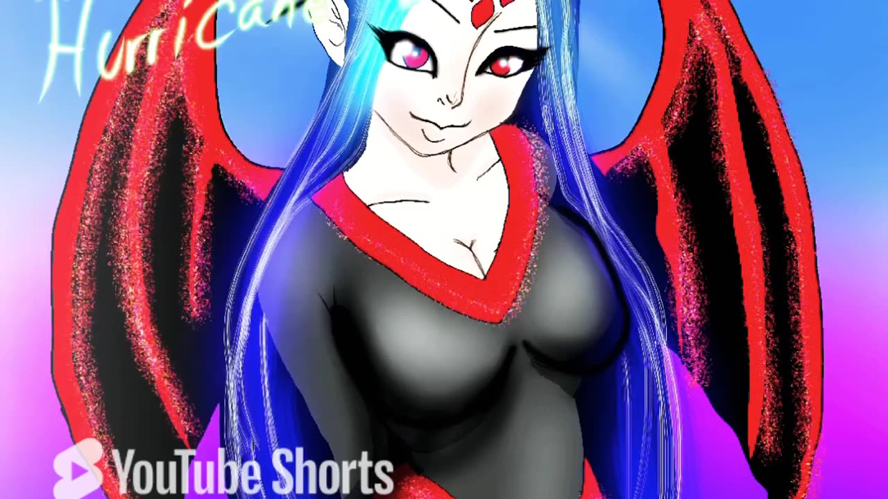 Oc speedpaint nuclear the vampire god