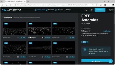 Free Asteroid VFX Stock Footage 🌌 | Download High-Quality Space Impact Effects!