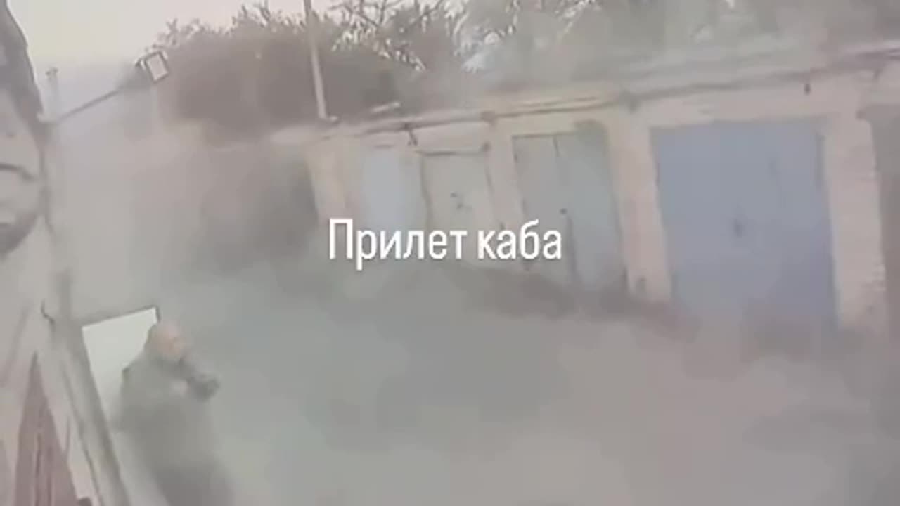 Russian Glide Bomb Landing Somewhere Near Kharkiv