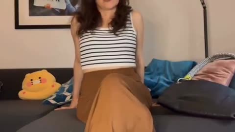 Ruining her dress with bad gas