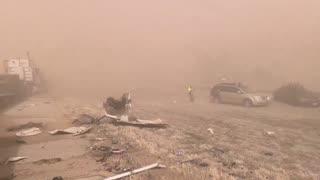 Footage Captures Devastating I-27 Pileup Near Canyon, Texas Amid Dust Storm and Zero Visibility