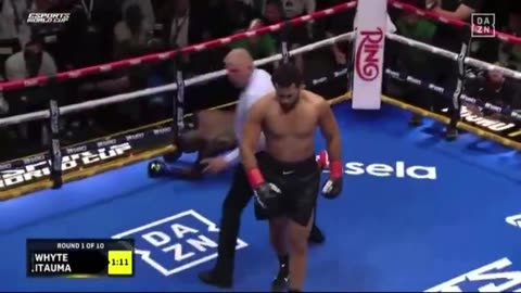Moses Itauma stops Dillian Whyte in the first round