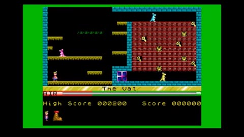 Retro games on PC desktop + cheat codes Manic miner Outlaw (Atari 1978) Digger