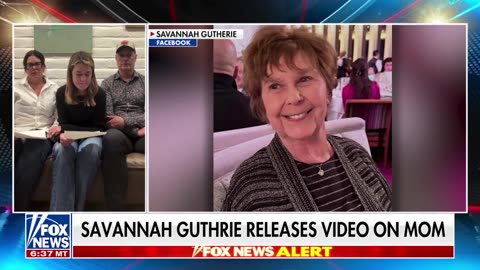 💟 BREAKING: Savannah Guthrie releases video on mom’s disappearance