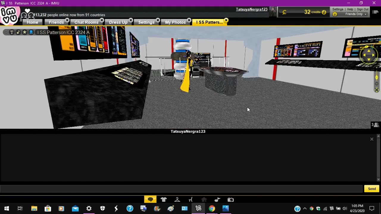 Live tour of I .S.S Patterson on Imvu