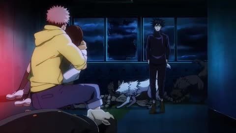 Fushiguro's Reluctant Praise - "But Good Job" | JJK S1E1 Clip