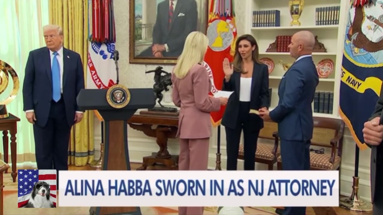 President Trump Attends Alina Habba Swearing-In (03/28/25)