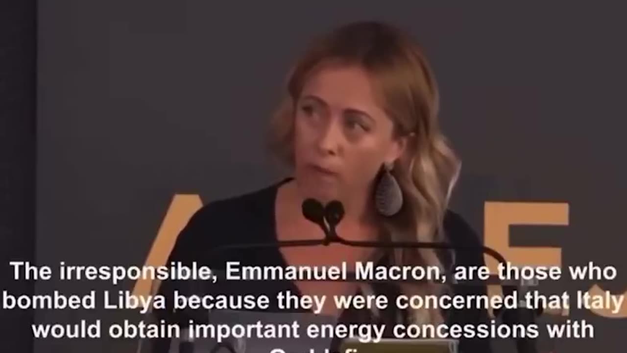 Italys Prime Minister exposed Macron for supporting the invasion in Europe by illegal Aliens