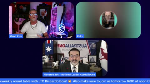 LTC Riccardo Bosi join Capt Kyle & Kelly for our biweekly update