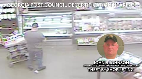 Cop steals all of the rotisserie chickens at Wallyworld. Ga Department of Corrections