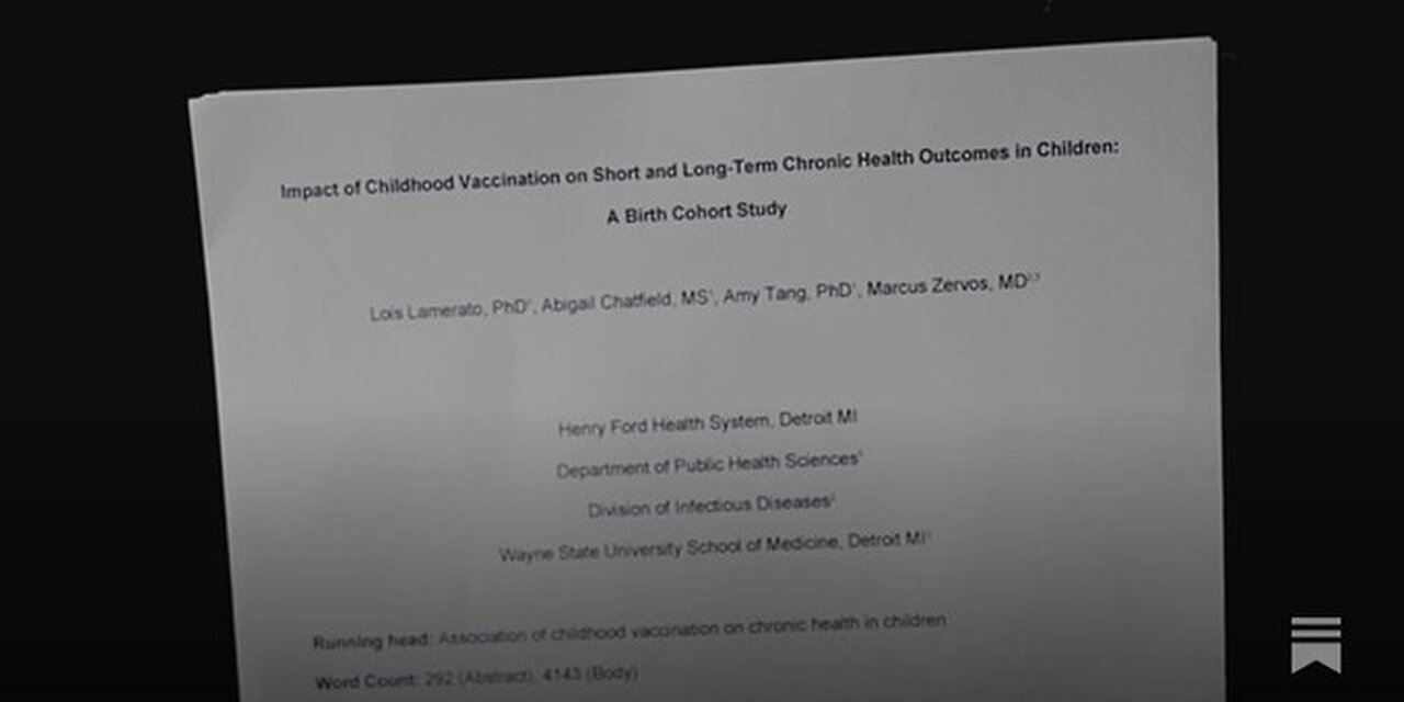 VAXXED 🆚 UNVAXXED STUDY FOUND VACCINATED KIDS HAD 453% MORE NEURODEVELOPMENTAL DISORDERS❗