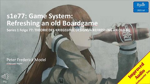 s1e77: Game System: Refreshing an old Board game