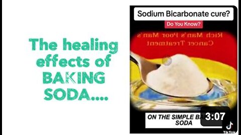 The healing effects of BAKING SODA....