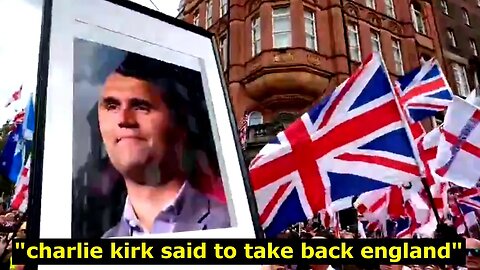3 MILLION patriots rebel in England to honor Charlie Kirk. It's insane.