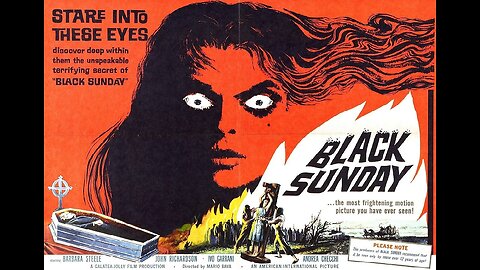 BLACK SUNDAY 1960 Resurrected Witch Plots Revenge Using her own Descendant FULL MOVIE HD & W/S