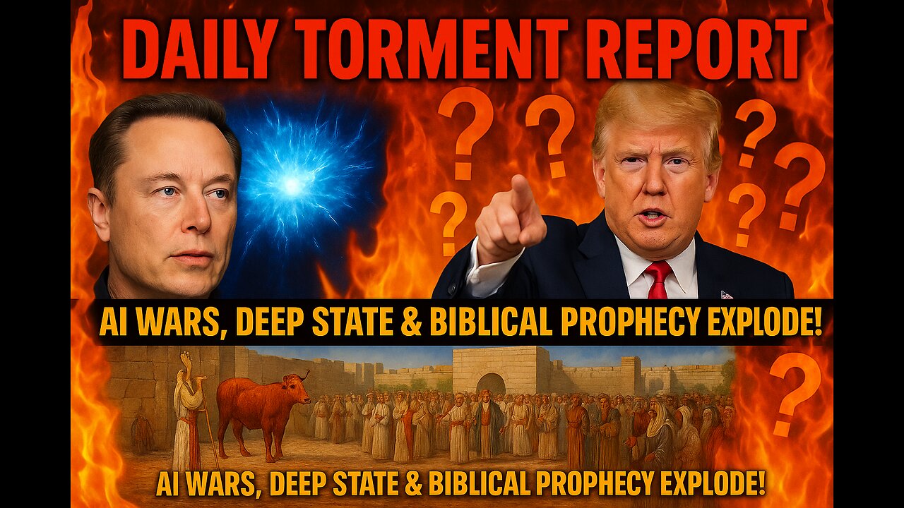 Elon's AI Wars, Trump's Deep State Exposé & Red Heifer Prophecy | August 13, 2025 | Day 205 of 1260