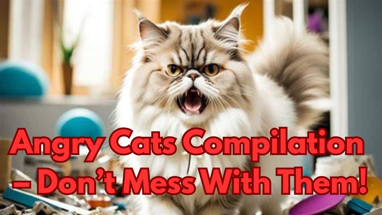Angry Cats Compilation – Don’t Mess With Them!