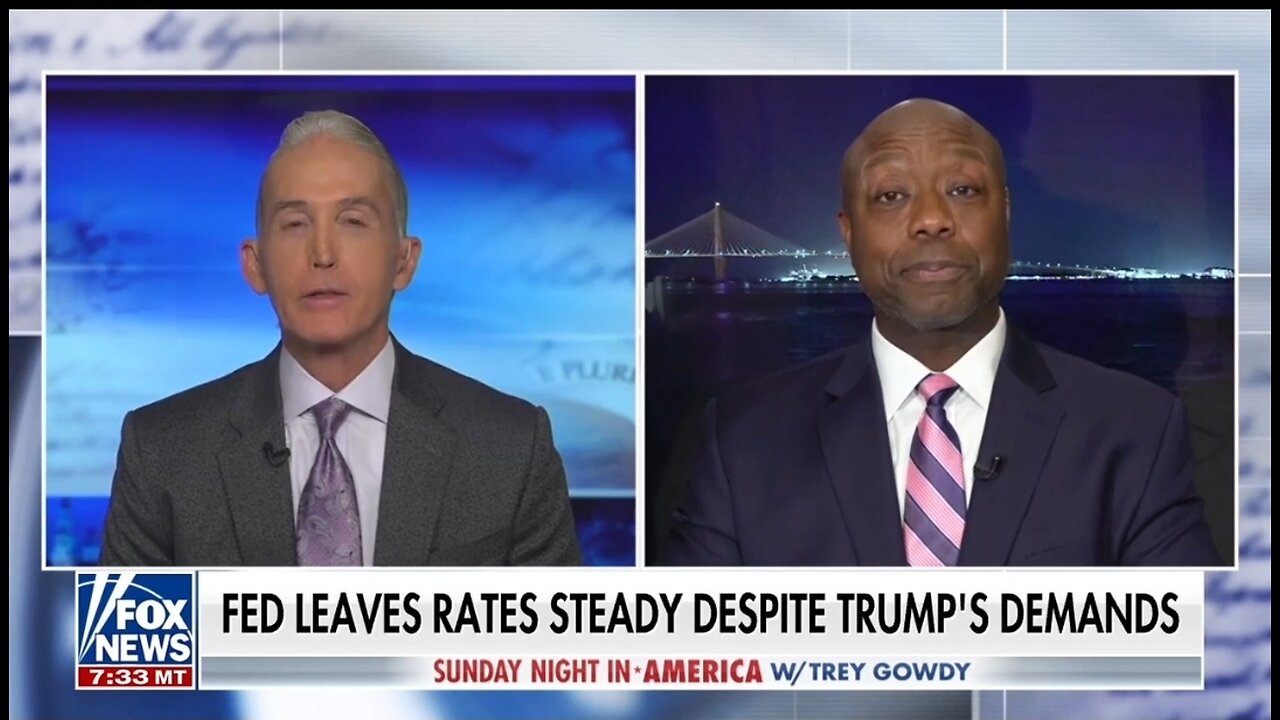 Sen Tim Scott to Fed Chair: Lower Interest Rates!