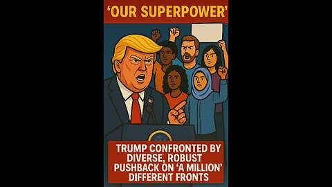 'Our superpower': Trump confronted by diverse, robust pushback on 'a million' different fronts