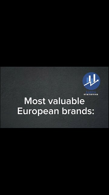 Most valuable European brands...