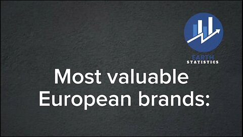 Most valuable European brands...