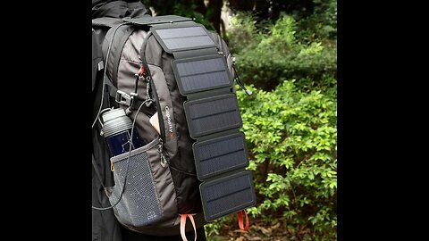 Portable Solar Power Bank With 5 Foldable Solar Panels, Faster Than You Think