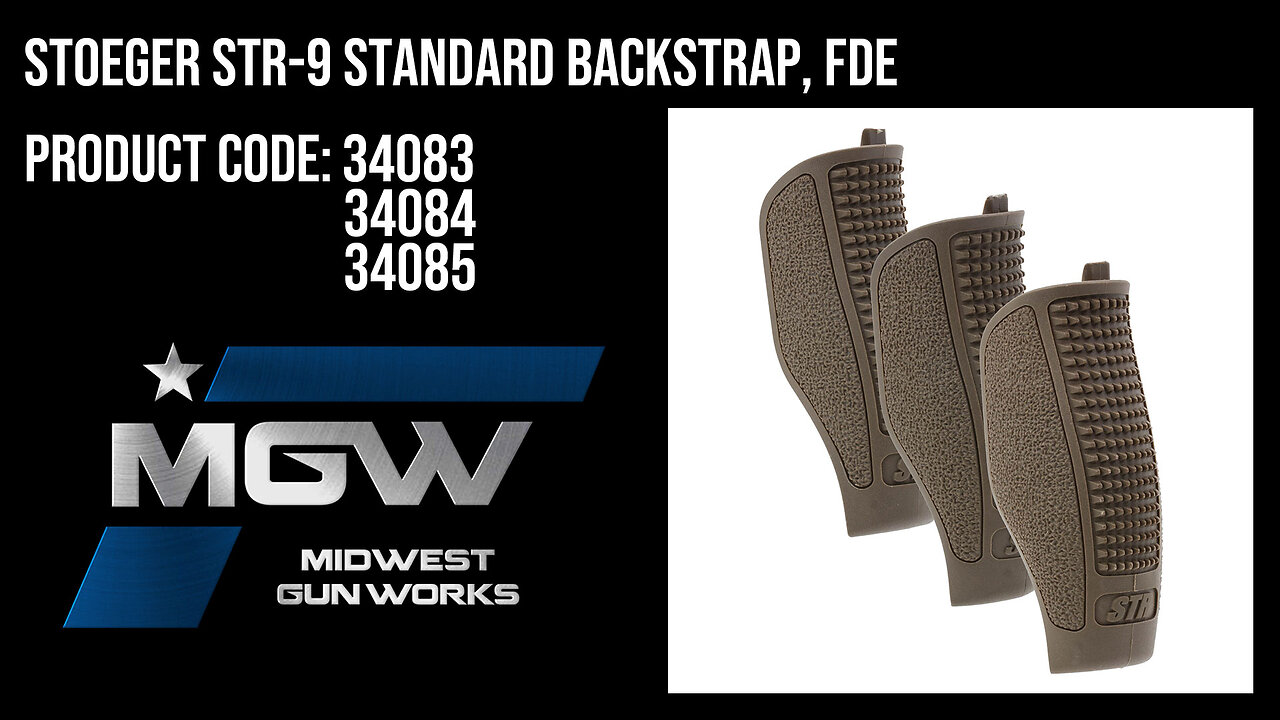 Stoeger STR-9 Standard Backstrap, FDE