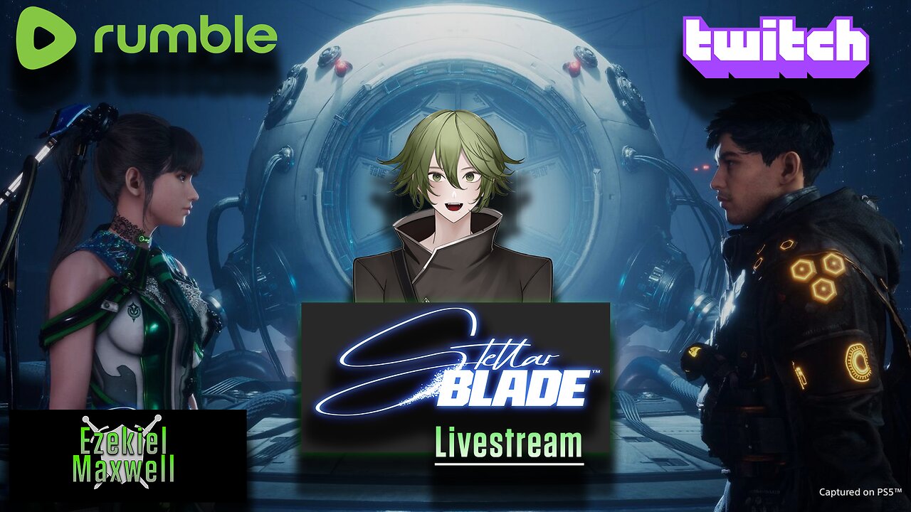 VTuber/VRumbler -Stellar Blade - Pretty lady does awesome combat