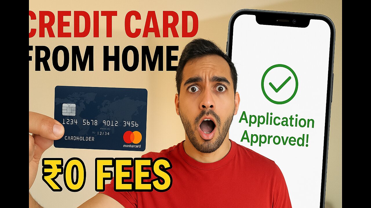 Master credit card application at home