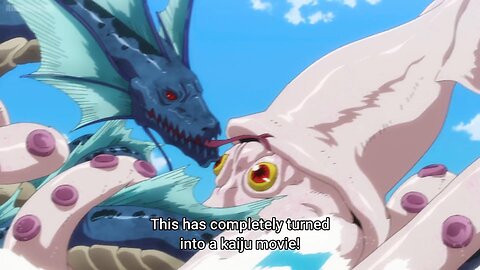 fighting the kraken and sea serpent | Campfire Cooking in Another World Season 2